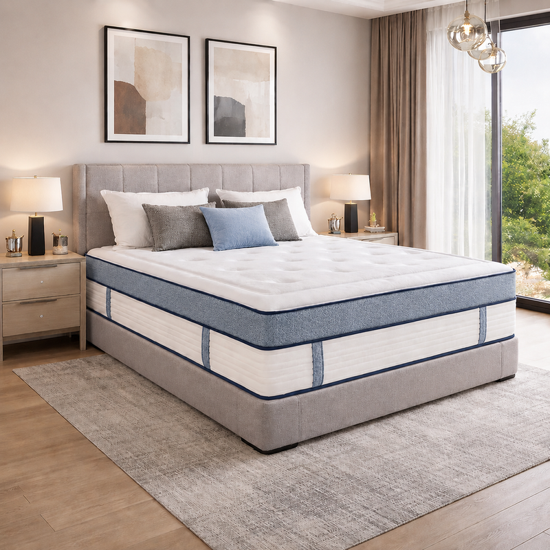 Double Pocket Memory with Wool, Organic Cotton and Horsehair — Cadar Beds