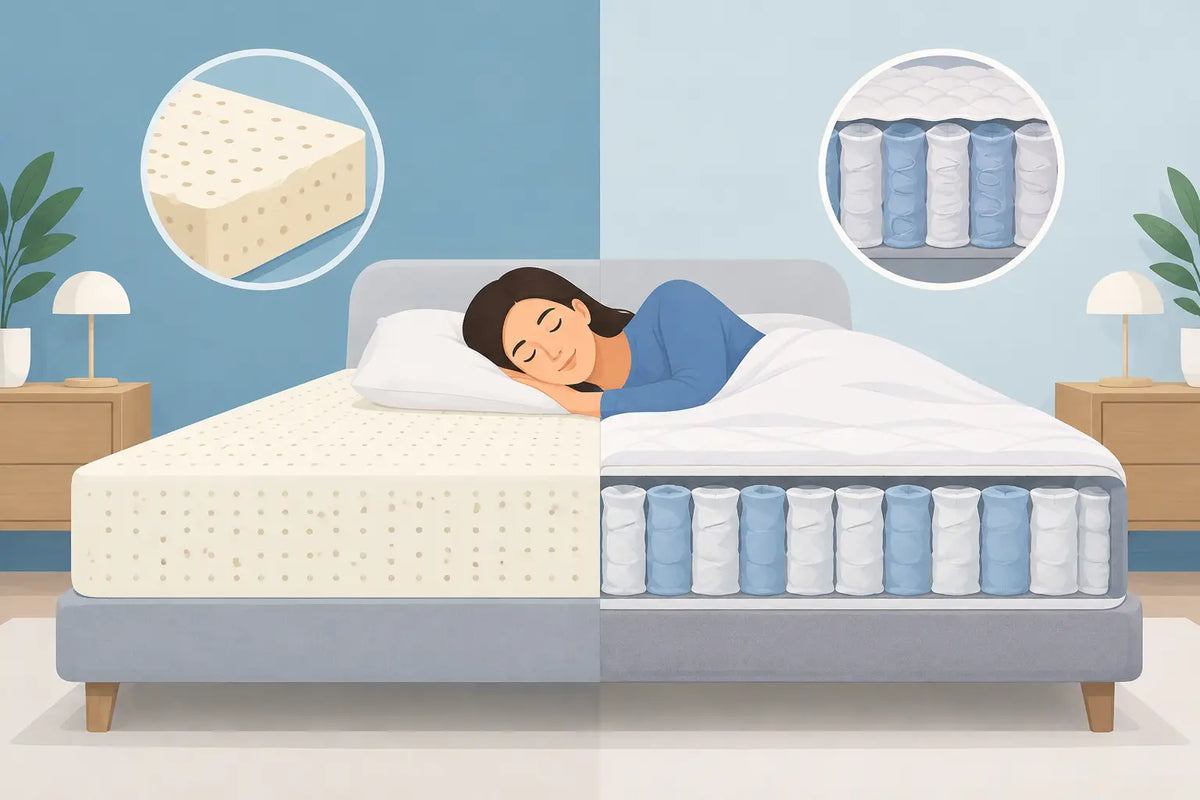 Latex vs Pocket Spring Support for Better Sleep