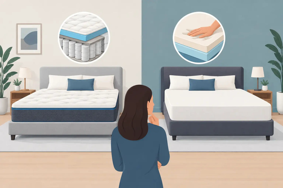 Hybrid vs Memory Foam Mattress: Which Suits You?
