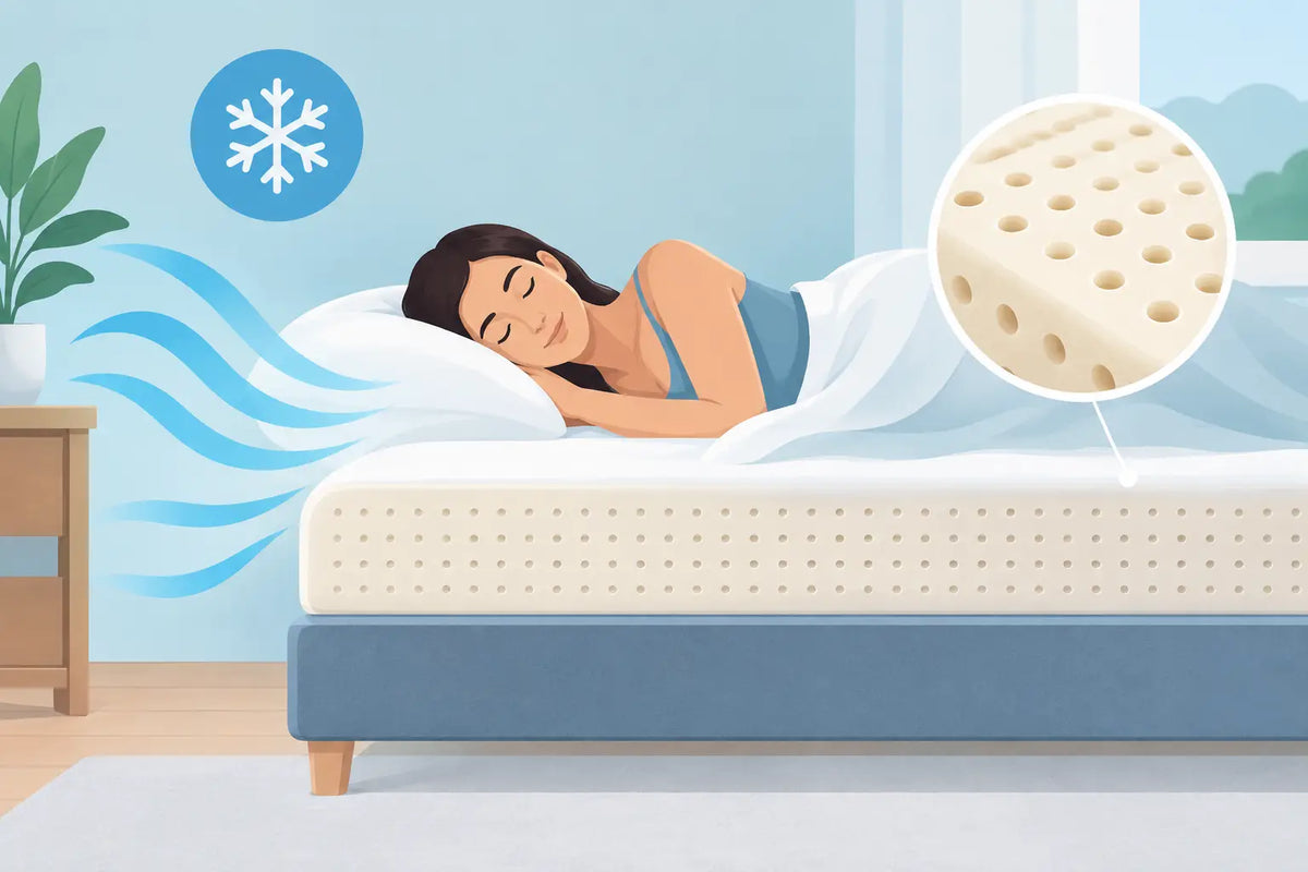 Is a Latex Mattress for Hot Sleepers Cooler?