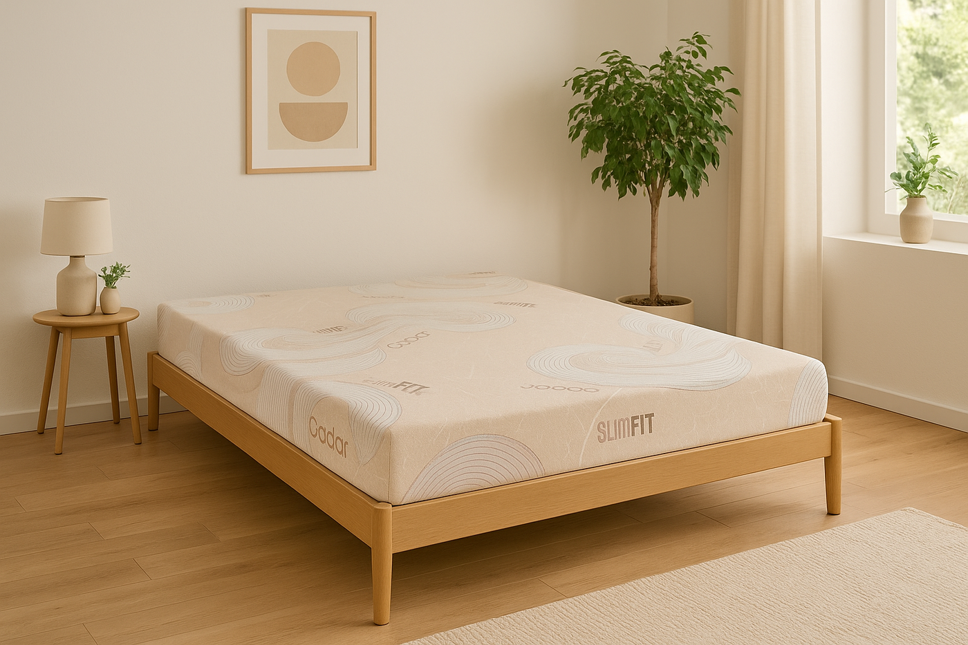 SlimFit Latex Mattress on a bunk