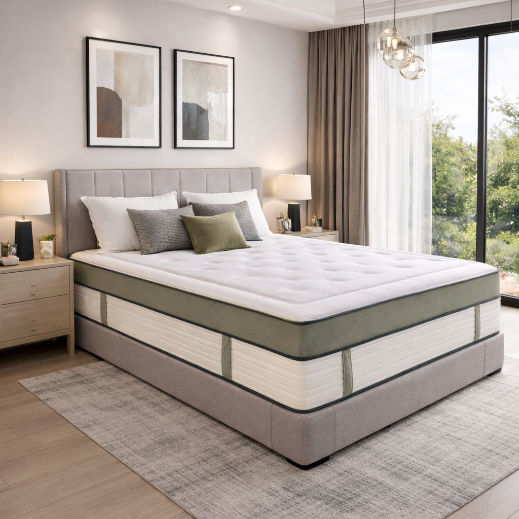 Double Pocket Mattress with Wool, Cashmere and Horsehair, detail 2