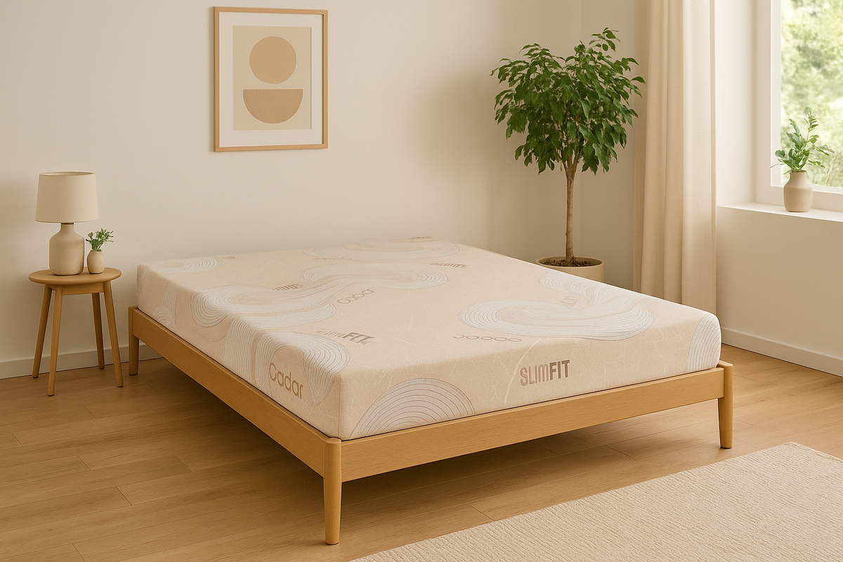 SlimFit Latex Mattress on a bunk